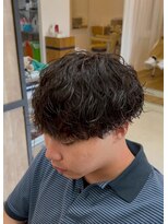 エッジ(EDGE)&nbsp;大分メンズ刈り上げマッシュシャドウパーマスタイル