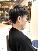 メンズ　ショート　パーマスタイル