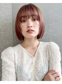 オリーブグレー/韓国レイヤー/ココアベージュ/レイヤーカット