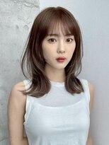 ディーエックス ウエスト(Dxxxx WEST)&nbsp;ミディレイヤーカット［韓国/顔周りカット/イルミナカラー］