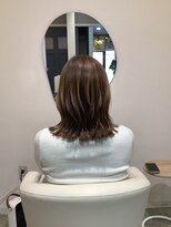 シプ 丸亀(sip)&nbsp;似合わせカット　くびれ巻き　切りっぱなし　ゆる巻きヘア