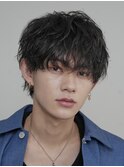 原宿シャドウパーマ波巻きスパイラル韓国風ニュアンスパーマ