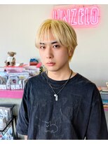 アンゼロ(UNZELO) トナー仕上げのメンズハイトーン