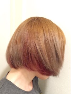 ルココ(Lecoco) 《ルココ》シナモンベージュ×コーラルピンク