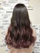 ポッシュ 原宿店(HAIR＆MAKE POSH)&nbsp;ピンクバイオレットグラデーション