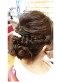 編み込みノットヘアー 【Alushe心斎橋】