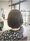 大人のためのナチュラルふんわり感ボブ
