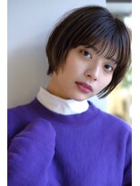 ヘアーアンドメイク シーク 八王子(HAIR&MAKE SeeK)&nbsp;シースルーバング まるみ ショート