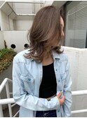 外ハネハイライトバレイヤージュエアータッチ