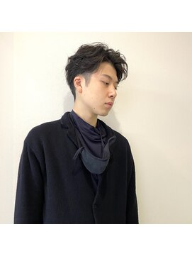 ニコフクオカヘアーメイク(NIKO Fukuoka Hair Make) 「NIKO」束感ではないアップパングパーマ