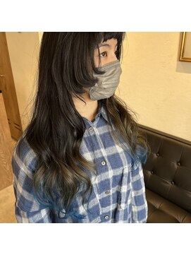 アルマヘアー(Alma hair by murasaki) ◎顔まわりを切り込んだロングウルフ◎