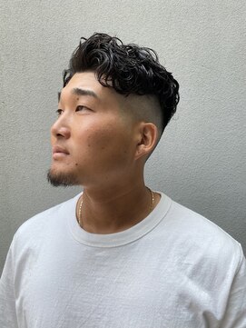 レンゲン(LENGEN) メンズかき上げニュアンスマッシュサイドパート韓国マッシュ