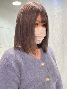 ヘアーアンドメイク ビス(HAIR&MAKE bis) 色落ちも綺麗♪ラベンダーグレー☆【多田　華歌】