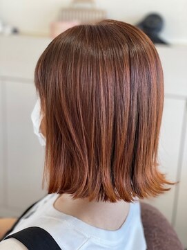 アズビー(azBBB) 【佐賀/ａｚＢＢＢ】切りっぱなし×オレンジブラウン