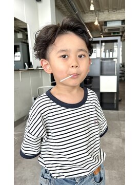 ルーツ ヘア デザイン(roots hair design) 西区新町美容室★roots★キッズパーマキッズカット