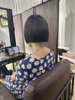 アルカナ 明治神宮前原宿(ARCANA)&nbsp;斜めバンググレージュカラーシルキーベージュ　マッシュパーマ