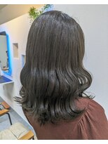 シードバイシャムロック(SEED by Shamrock)&nbsp;オリーブベージュ　ミディアムヘア　横浜美容室