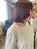 ニュード(niud) layer bob // red highlight