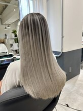 ［全体ブリーチ］施術ステップ5【綺麗なバレイヤージュが完成】