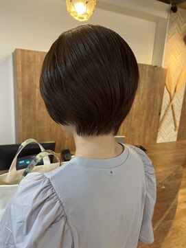 バイエイト 野並店(By Eight) スッキリショート×バイオレットブラウン