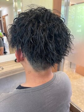 ブラウン(BROWN) メンズツイストパーマ