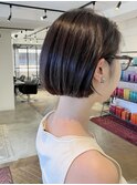 ショートパーマショートカット前髪あり前髪なし20代30代40代