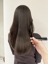 ユーフォリア 青山(Euphoria)&nbsp;オリーブベージュ/セミロング/透明感カラー小顔カット＊担当yuki