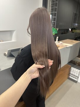 アム(am) くすみベージュカラー