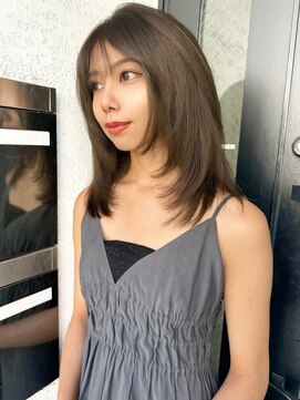 ウェイズ トウキョウ(Ways TOKYO) ワンカールで作るミディアムレイヤースタイル