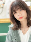 ★フレンチカジュアル小顔くびれミディアムウルフ20代30代★1