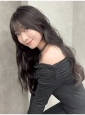 韓国ウェーブヘア前髪カットレイヤーカット髪質改善銀座