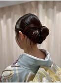 着物カチモリヘアスタイル