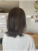 大人ミディ！×ツヤ感カラー