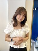 髪質改善縮毛矯正レイヤーカット顔周り前髪韓国ミニウルフ北千住
