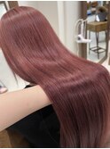 くびれヘア/アプリコットオレンジ/夏のヘアアレンジ/茅ヶ崎