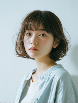 ニスル 上尾店(NISURU) 似合わせカット/大人ガーリー/ダークアッシュ/着物/上尾/上尾駅