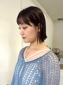 ディッシィ 立川(D'ICI) 暖色ボブ