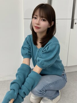 アマトウキョウスマートサロン(AMA TOKYO×Smart Salon) くびれレイヤー/顔まわりカット/レイヤーカット/小顔ヘア