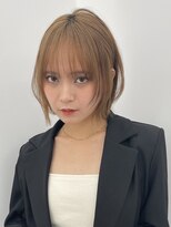 サンドイエナ 横浜店(sand yena)&nbsp;ボブディオリーブベージュ髪質改善縮毛矯正フェイスレイヤー