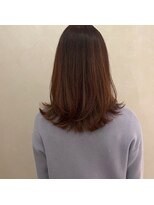 アンドワン 自由が丘(＆ONE)&nbsp;【&ONE 自由が丘】くびレイヤー　× オレンジベージュ