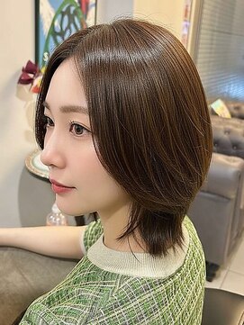 ノア(no_a) 【四条烏丸】マロンブラウン×レイヤーボブ