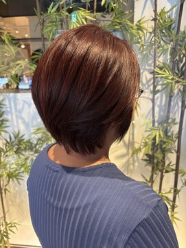 サザエ(SAZAE) 合わせショート 高リピート率大人女性丸みショート艶カラー