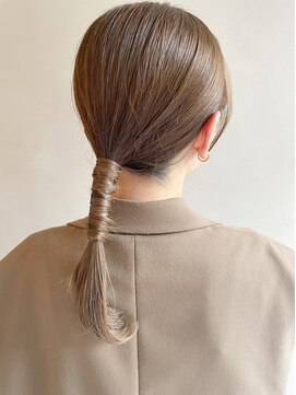 リヤン 表参道(lyann) 着物ダークアッシュタイトヘアアレンジa