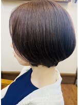 イノセント(innocent)&nbsp;ラベンダーアッシュ大人ショートボブ