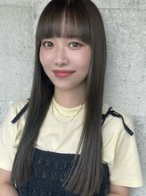 クララジャパン ヒノデ(CLALA JAPAN Hinode)&nbsp;韓国風　前髪カット　艶髪　ワイドバング　サイドバング　ロング