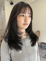 デイリリーバイアメリア 川西店(daylily by Ameria) ミディアムレイヤー/ナチュラルレイヤー/レイヤーカット