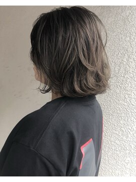 ヘアーアンドアトリエ マール(Hair&Atelier Marl) 【Marl】深みのあるグレージュカラーに無造作な質感のボブ♪