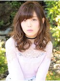 大人可愛いほつれウェーブ