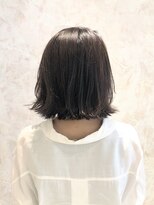 ダブルバイグリッター(W by GRITTERs)&nbsp;＊ブルーグレージュ×切りっぱなしボブ＊