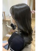 韓ヘア☆オリーブブラック　#奥村